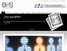 Tablet Screenshot of bpsconsultores.com